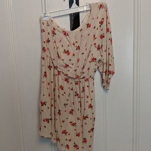 Floral One Shoulder Dress